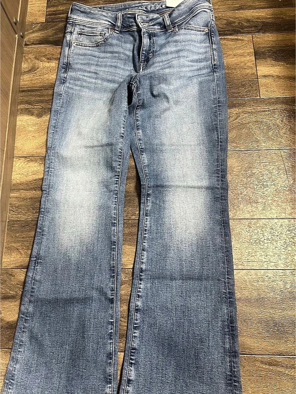 American Eagle Kick Boot Jeans Blue Size 4 NWT